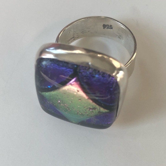 Dichroic Silver Ring - Picture 10 of 14